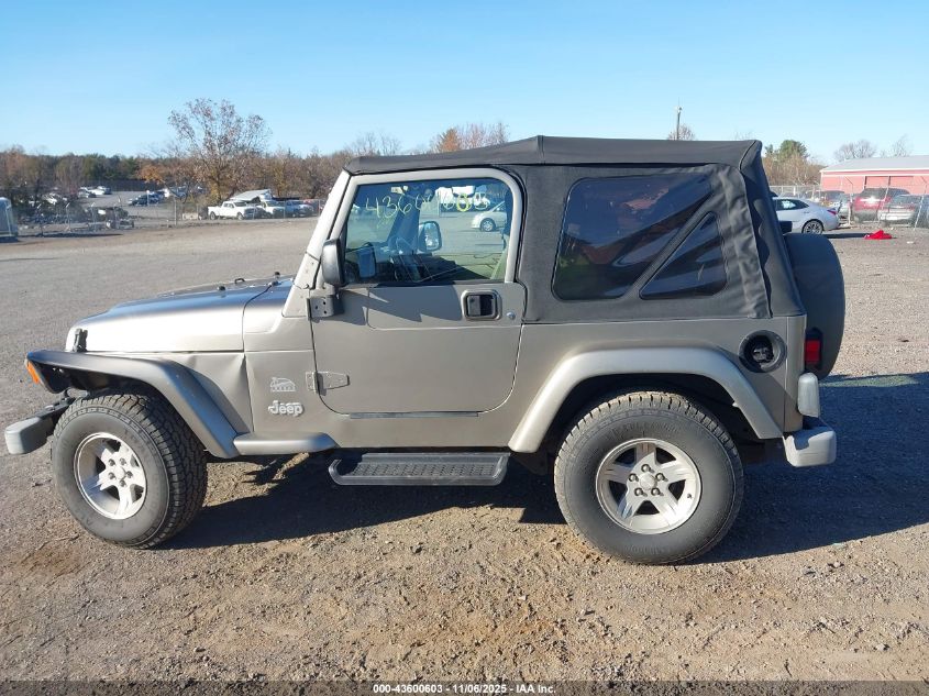 2004 Jeep Wrangler Sahara VIN: 1J4FA59S84P749824 Lot: 43600603