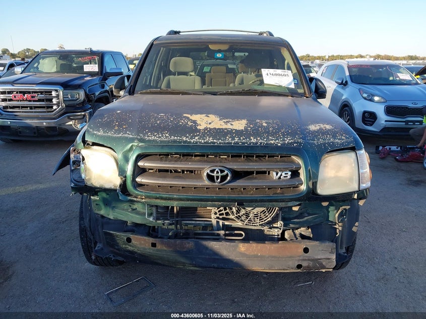 2004 Toyota Sequoia Sr5 V8 VIN: 5TDZT34AX4S226620 Lot: 43600605