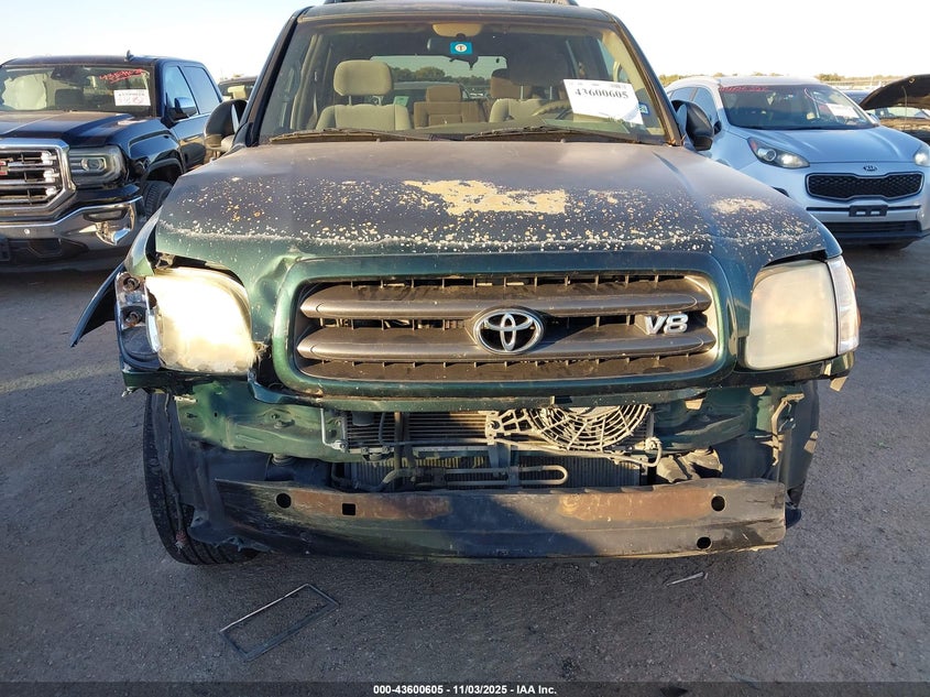 2004 Toyota Sequoia Sr5 V8 VIN: 5TDZT34AX4S226620 Lot: 43600605