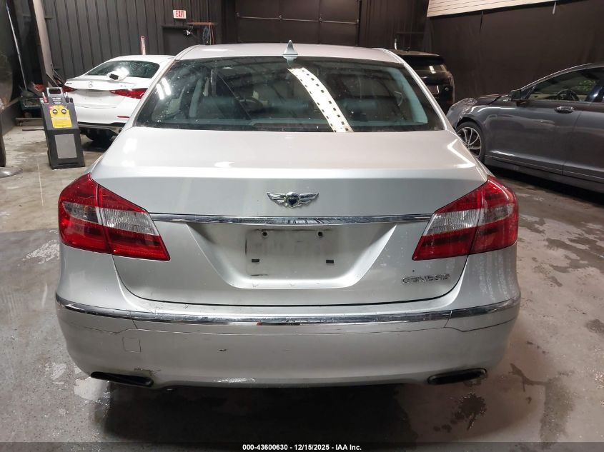 2013 Hyundai Genesis 3.8 VIN: KMHGC4DD6DU250217 Lot: 43600630