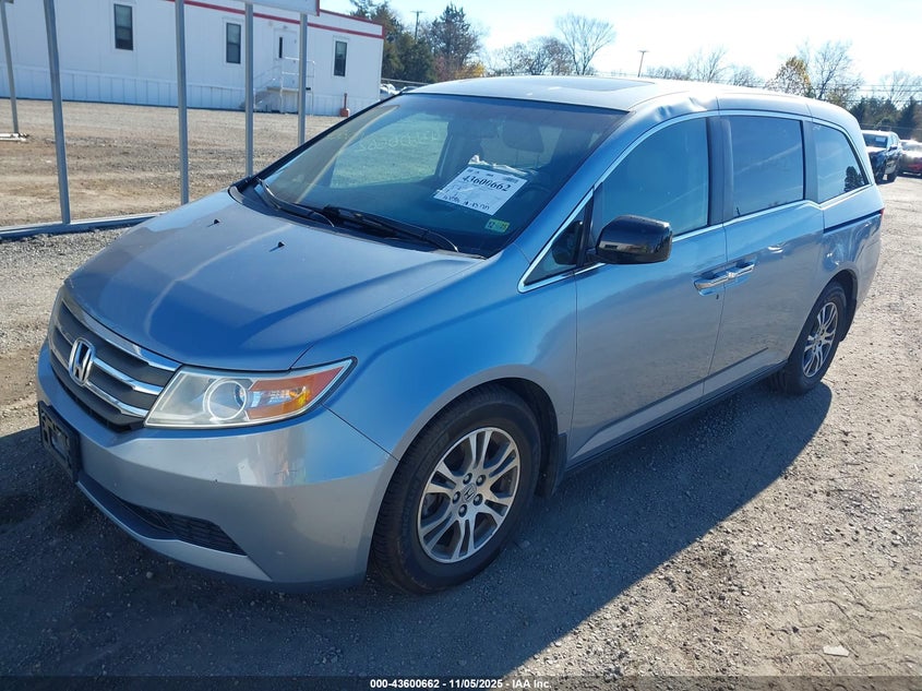 Vin: 5fnrl5h60cb105910, lot: 44095764, honda odyssey ex-l 20122