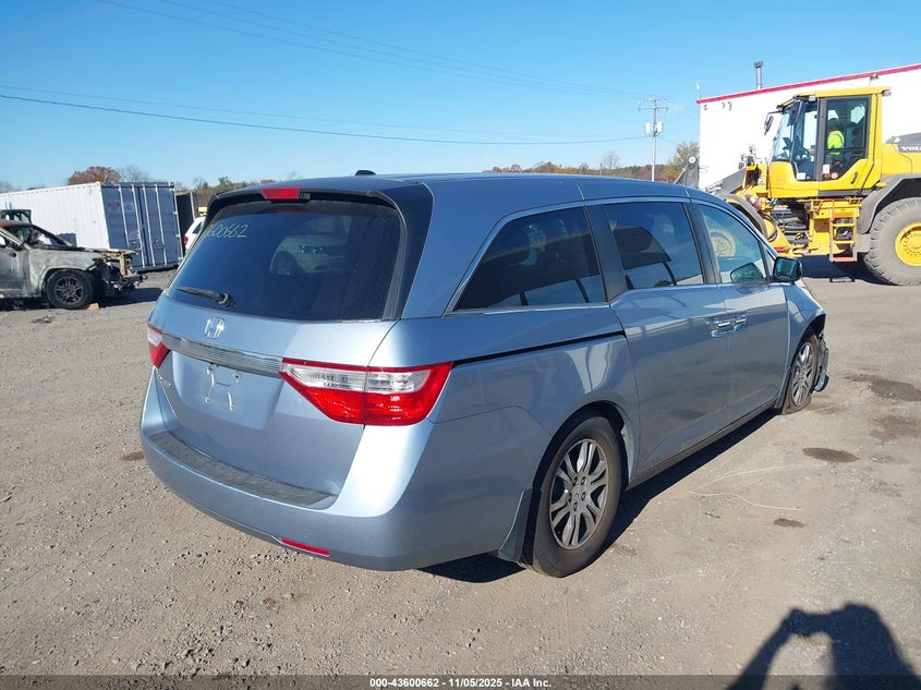 Vin: 5fnrl5h60cb105910, lot: 44095764, honda odyssey ex-l 20124