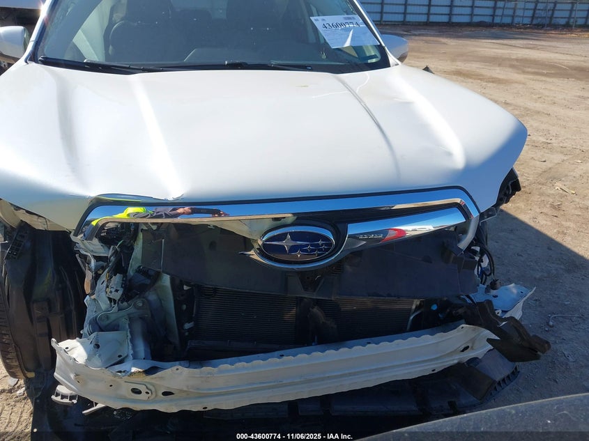 2019 SUBARU FORESTER LIMITED JF2SKAUC7KH543722