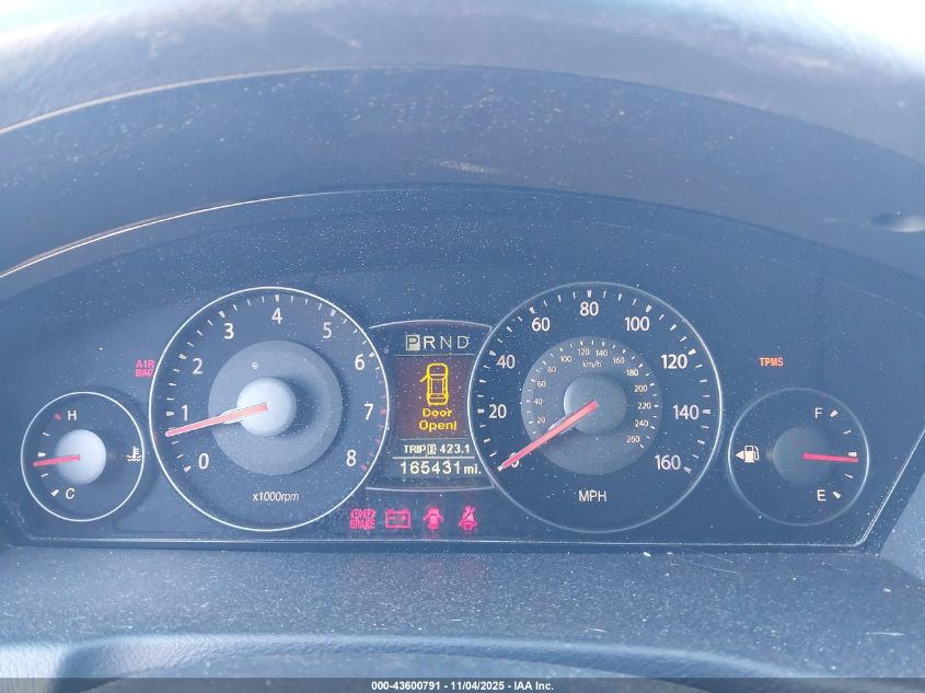 KNALD225395170274 2009 KIA AMANTI photo no. 7