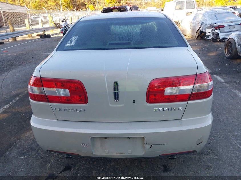 2006 Lincoln Zephyr VIN: 3LNHM26196R647617 Lot: 43600797