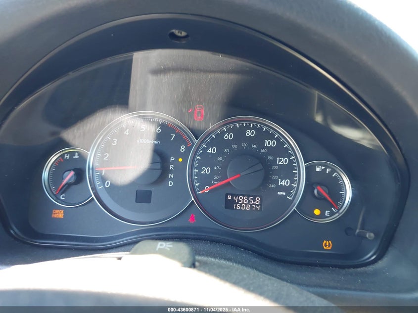 2008 Subaru Legacy 2.5I VIN: 4S3BL616887225324 Lot: 43600871