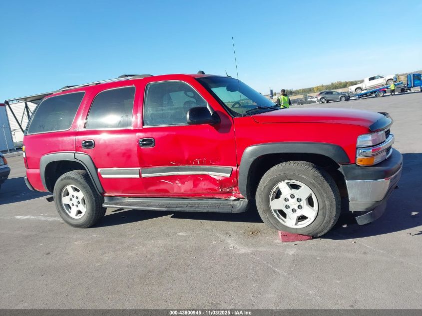 2005 Chevrolet Tahoe Lt VIN: 1GNEK13TX5J195738 Lot: 43600945
