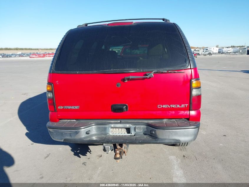 2005 Chevrolet Tahoe Lt VIN: 1GNEK13TX5J195738 Lot: 43600945