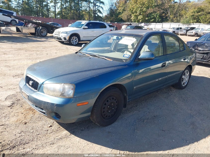 KMHDN45D72U421341 2002 HYUNDAI ELANTRA photo no. 2