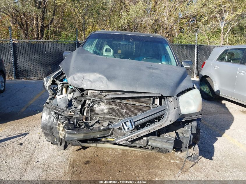 2005 Honda Pilot Ex-L VIN: 2HKYF18775H566627 Lot: 43601060