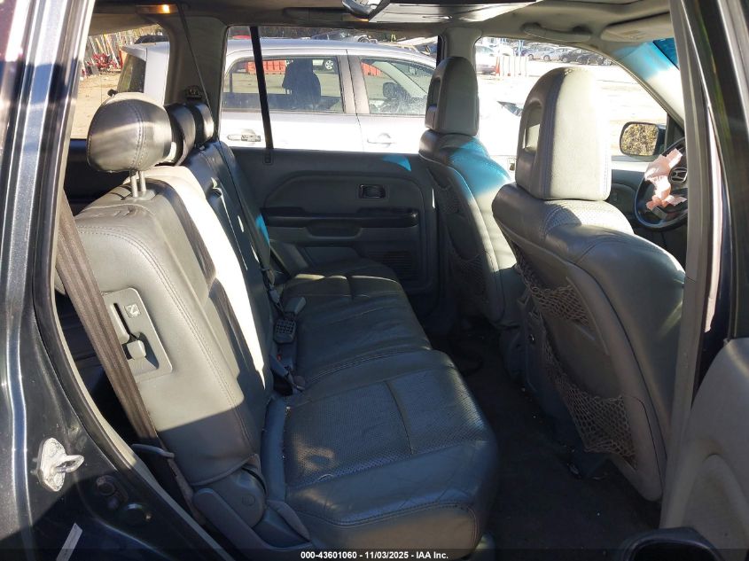 2005 Honda Pilot Ex-L VIN: 2HKYF18775H566627 Lot: 43601060