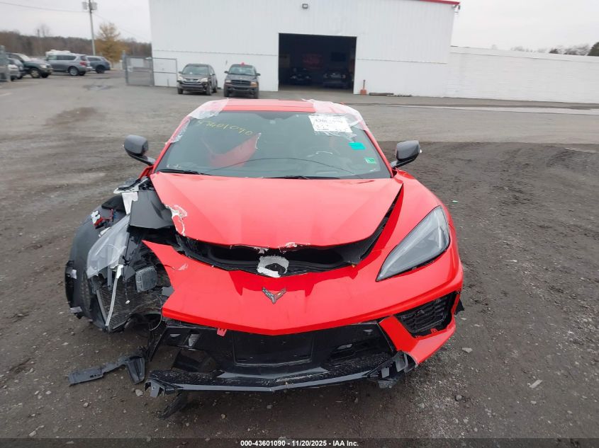 2021 Chevrolet Corvette Stingray Rwd 3Lt VIN: 1G1YC3D41M5125955 Lot: 43601090