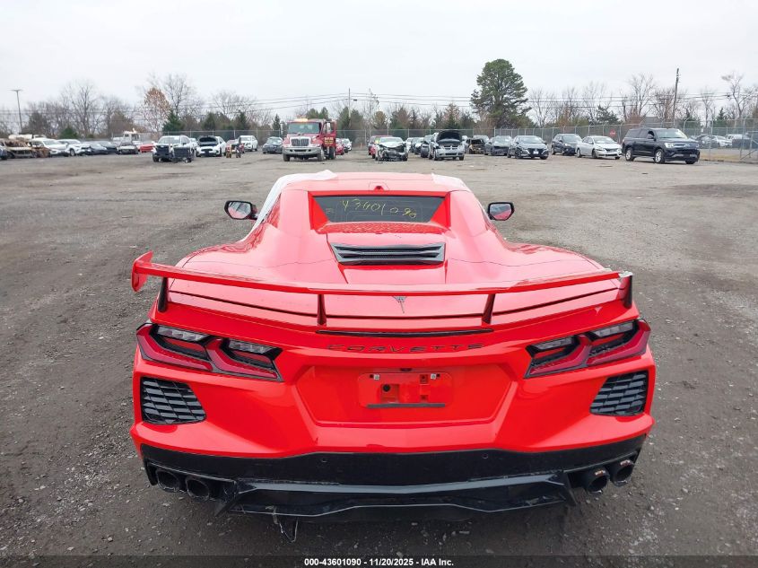 2021 Chevrolet Corvette Stingray Rwd 3Lt VIN: 1G1YC3D41M5125955 Lot: 43601090