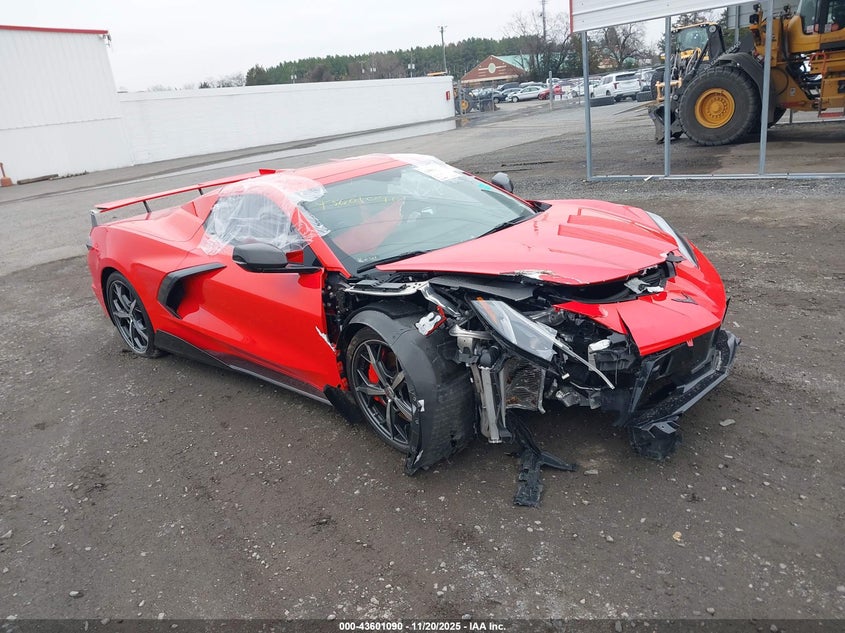 1G1YC3D41M5125955 2021 Chevrolet Corvette Stingray Rwd 3Lt auction photo 1