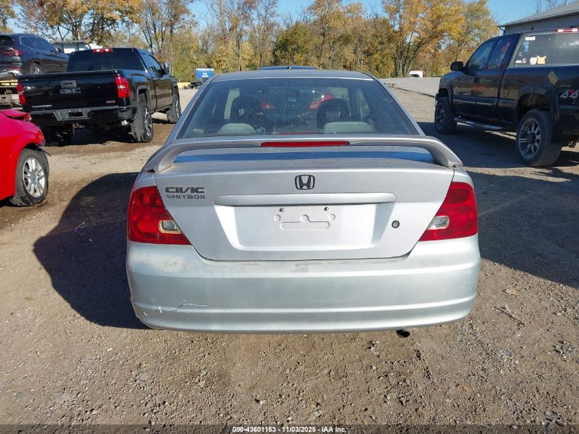 2002 Honda Civic Ex VIN: 1HGEM21982L036816 Lot: 43601153