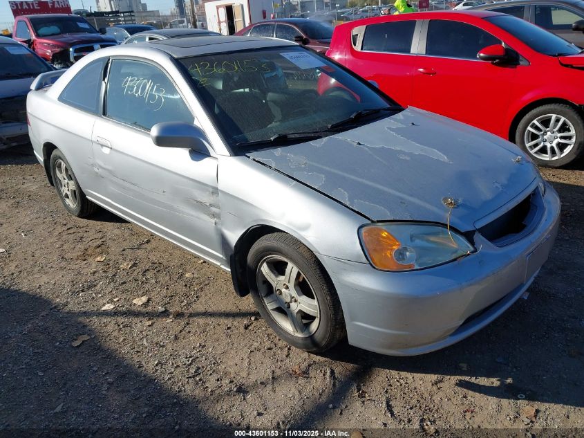 2002 Honda Civic Ex VIN: 1HGEM21982L036816 Lot: 43601153