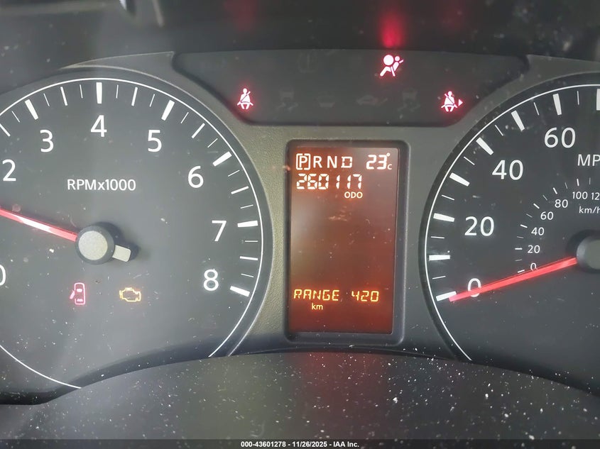 2013 Nissan Nv Cargo Nv2500 Hd Sv V6 VIN: 1N6BF0KY6DN106873 Lot: 43601278