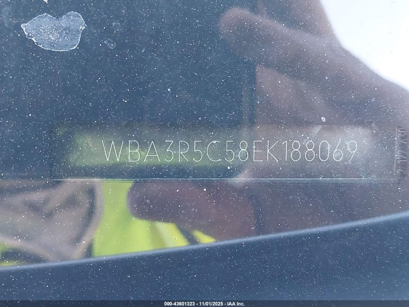 2014 BMW 435Xi VIN: WBA3R5T58EK188069 Lot: 43601323
