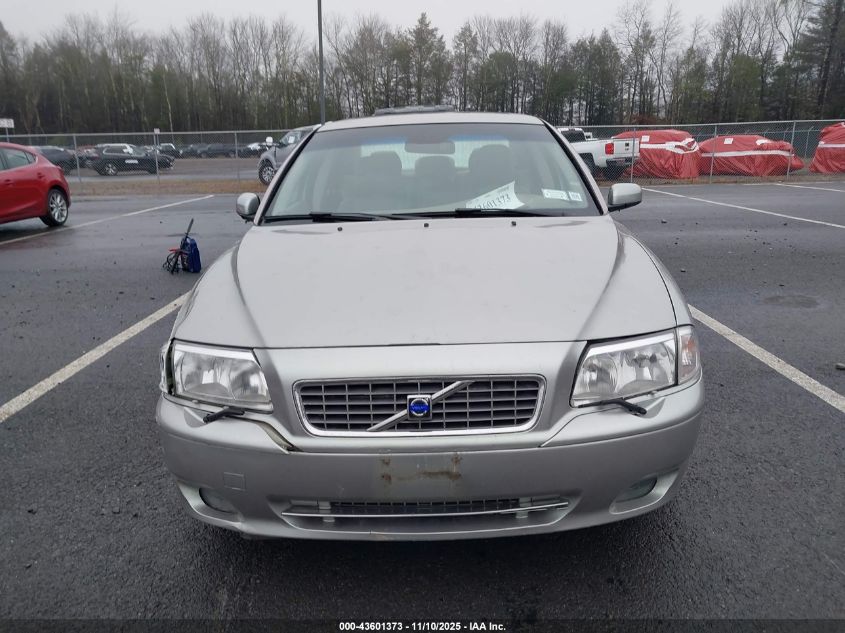 2005 Volvo S80 2.5T/2.5T Awd VIN: YV1TH592951398683 Lot: 43601373