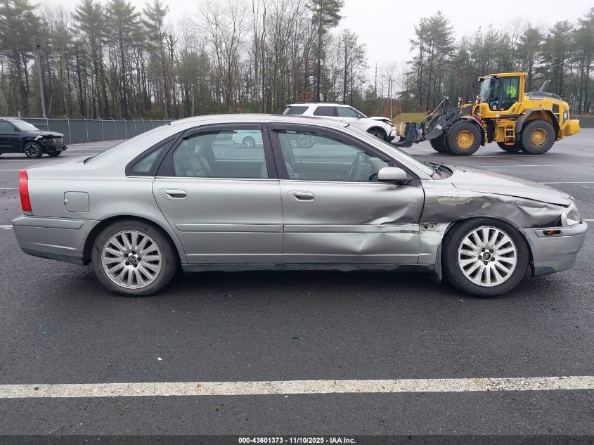 2005 Volvo S80 2.5T/2.5T Awd VIN: YV1TH592951398683 Lot: 43601373