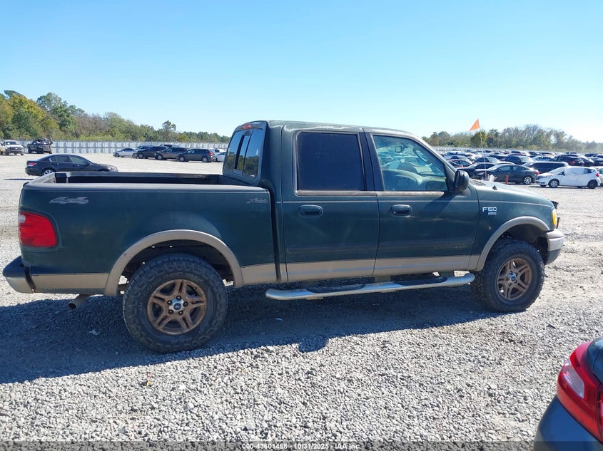 2002 Ford F-150 Lariat/Xlt VIN: 1FTRW08L32KE28401 Lot: 43601458