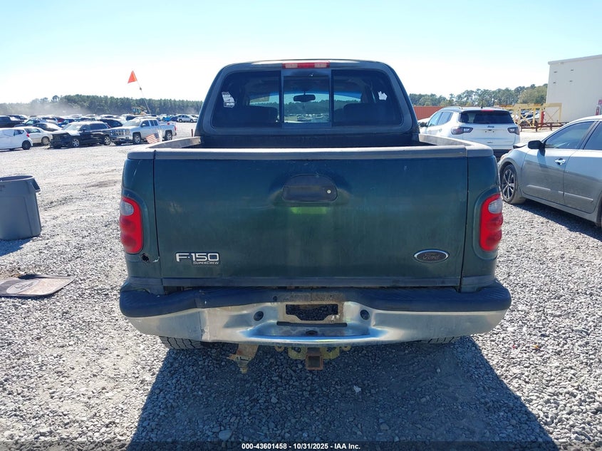 2002 Ford F-150 Lariat/Xlt VIN: 1FTRW08L32KE28401 Lot: 43601458