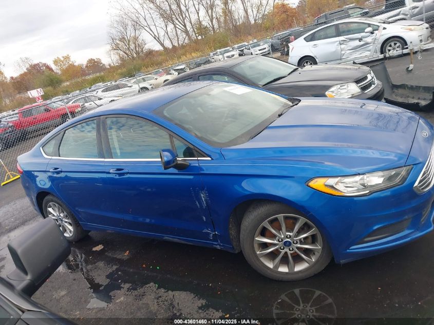 2017 Ford Fusion Se VIN: 3FA6P0H73HR193950 Lot: 43601460