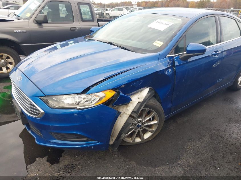 2017 Ford Fusion Se VIN: 3FA6P0H73HR193950 Lot: 43601460