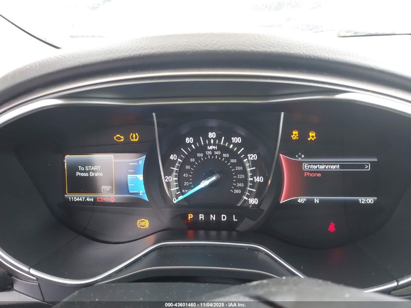 2017 Ford Fusion Se VIN: 3FA6P0H73HR193950 Lot: 43601460