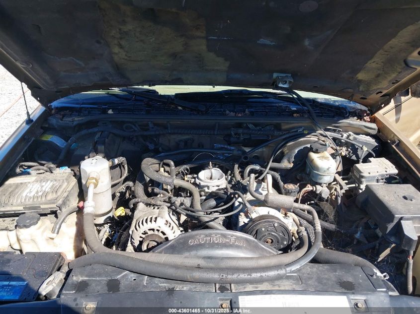 2000 Chevrolet Blazer Ls VIN: 1GNCS18W9YK126628 Lot: 43601465