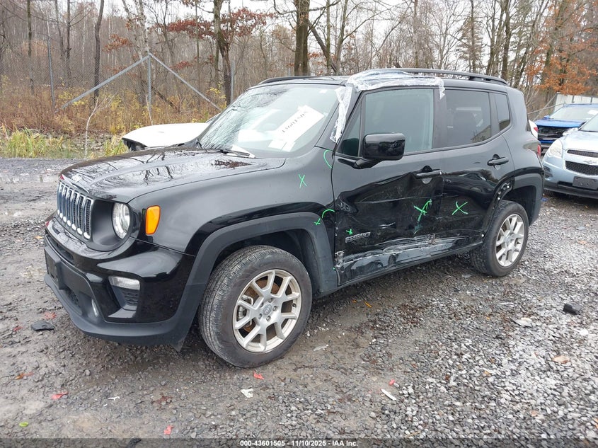 2021 Jeep Renegade Latitude 4X4 VIN: ZACNJDBB2MPN31870 Lot: 43601505