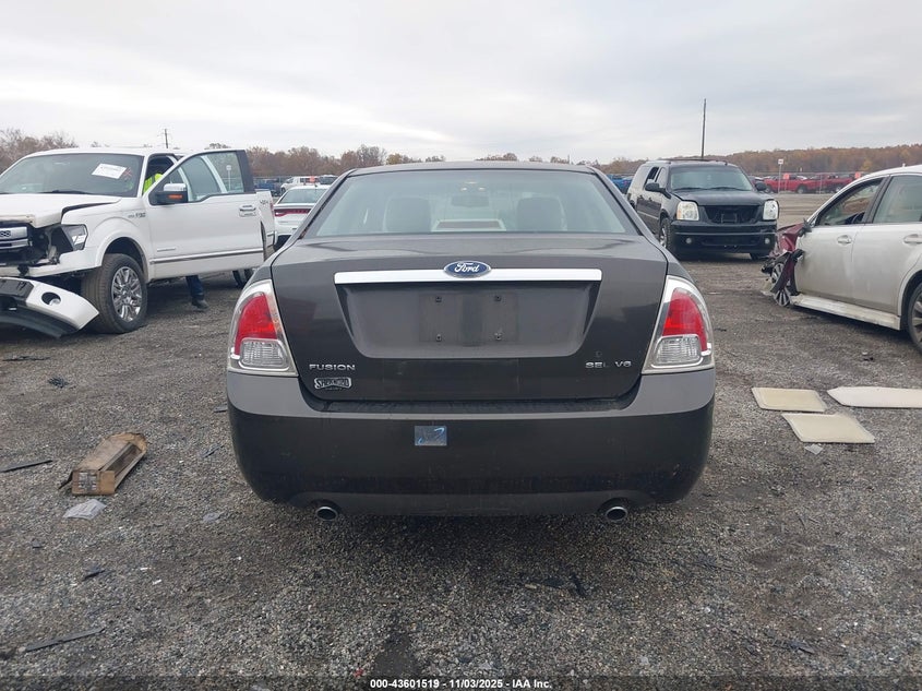 2006 Ford Fusion Sel VIN: 3FAFP08146R100586 Lot: 43601519