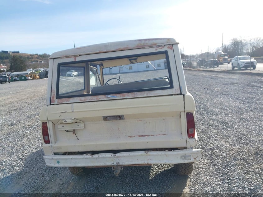 1968 Ford Bronco VIN: 000000U15FLD31064 Lot: 43601572