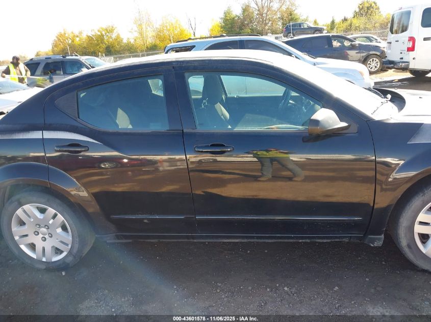2012 Dodge Avenger Se VIN: 1C3CDZAB0CN209823 Lot: 43601578