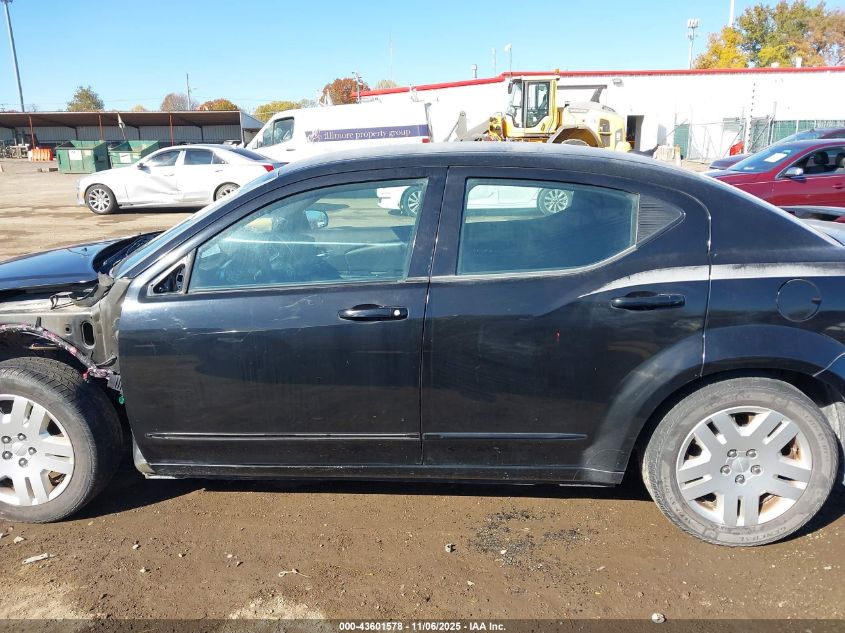 2012 Dodge Avenger Se VIN: 1C3CDZAB0CN209823 Lot: 43601578