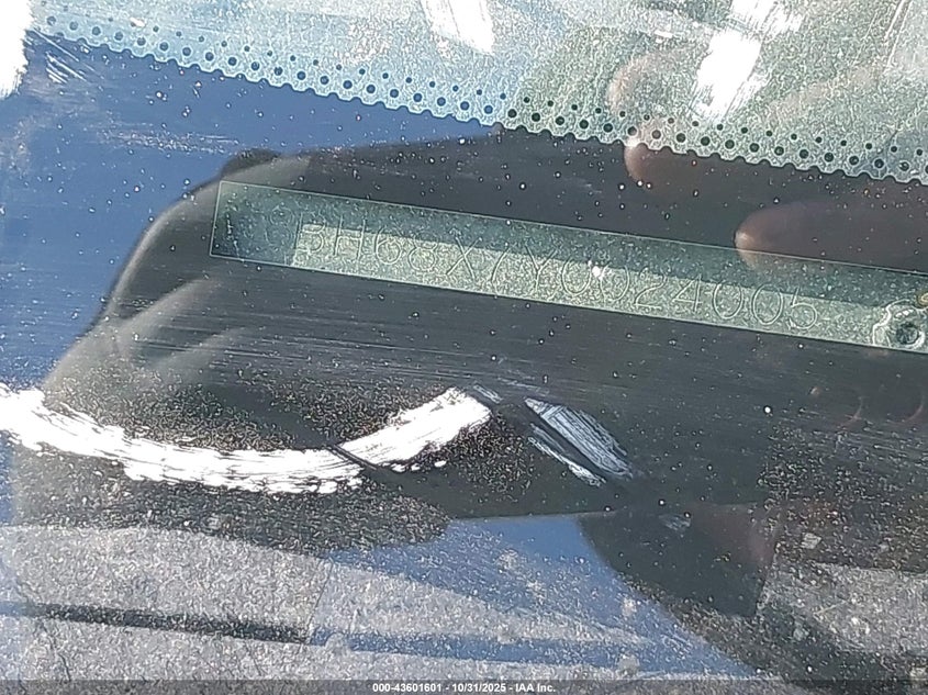 2000 Lexus Gs 400 VIN: JT8BH68X7Y0024005 Lot: 43601601