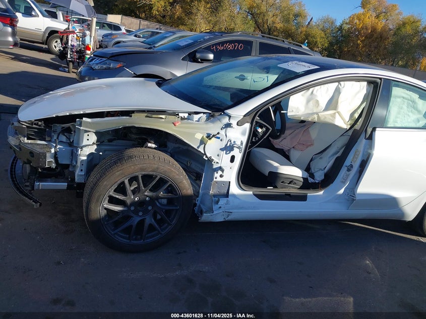 2025 Tesla Model 3 Long Range Rear-Wheel Drive VIN: 5YJ3E1EA8SF038456 Lot: 43601628