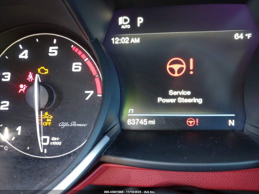 2021 Alfa Romeo Stelvio Rwd VIN: ZASPAJAN4M7D03525 Lot: 43601668