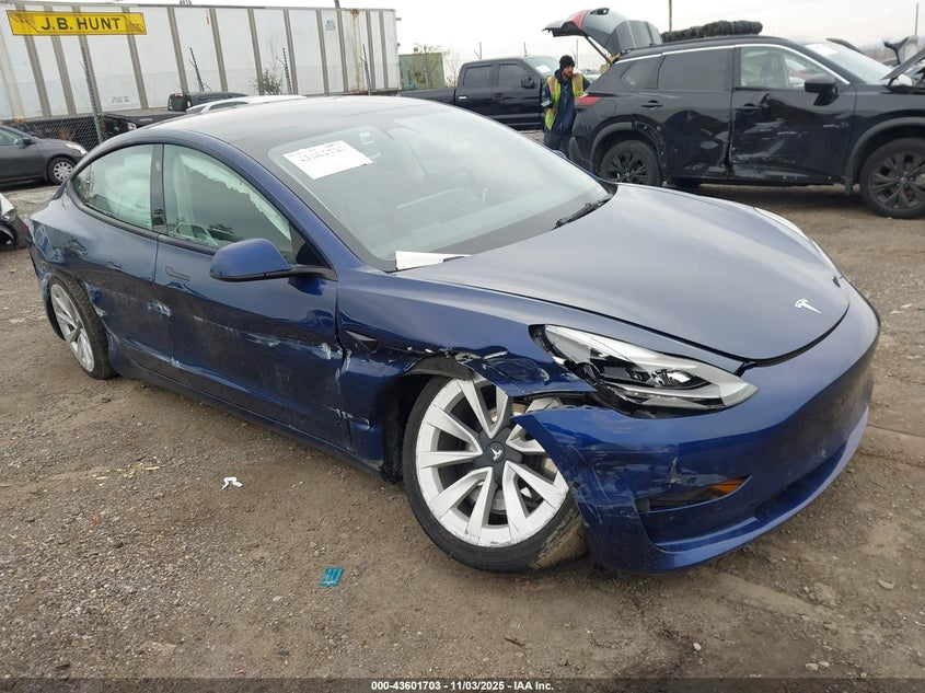 2022 TESLA MODEL 3 REAR-WHEEL DRIVE - 5YJ3E1EA6NF189610
