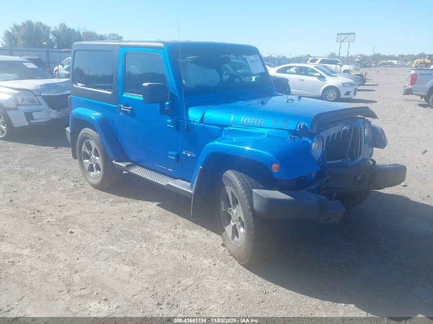2016 JEEP WRANGLER SAHARA - 1C4AJWBG3GL256110