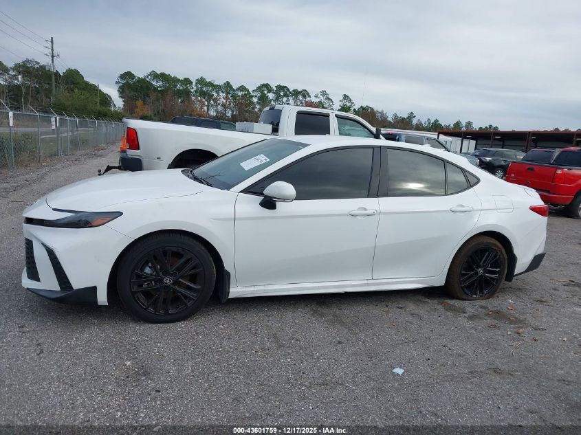 2025 Toyota Camry Se VIN: 4T1DAACK2SU608109 Lot: 43601759