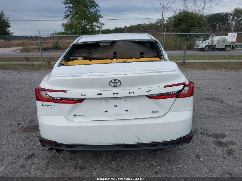2025 Toyota Camry Se VIN: 4T1DAACK2SU608109 Lot: 43601759