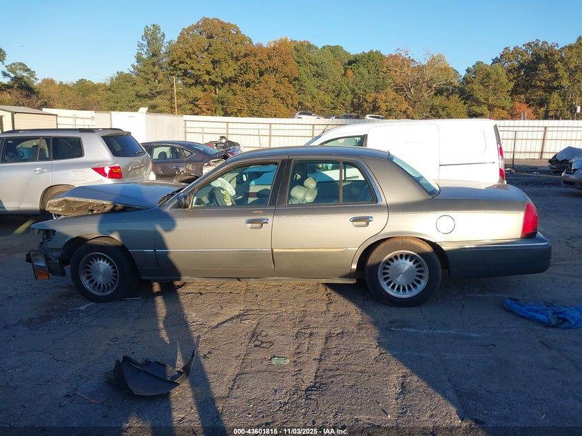2001 Mercury Grand Marquis Ls VIN: 2MEFM75W71X601749 Lot: 43601815