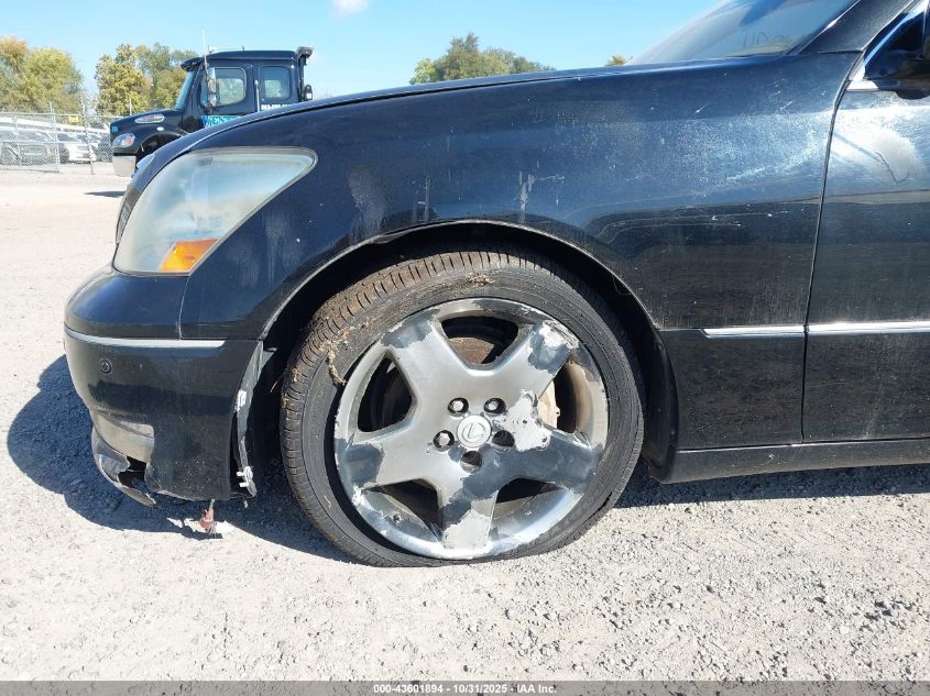 2005 Lexus Ls 430 VIN: JTHBN36F350177574 Lot: 43601894