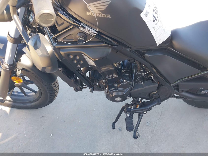 2021 Honda Cmx300 VIN: MLHNC5303M5400274 Lot: 43601973