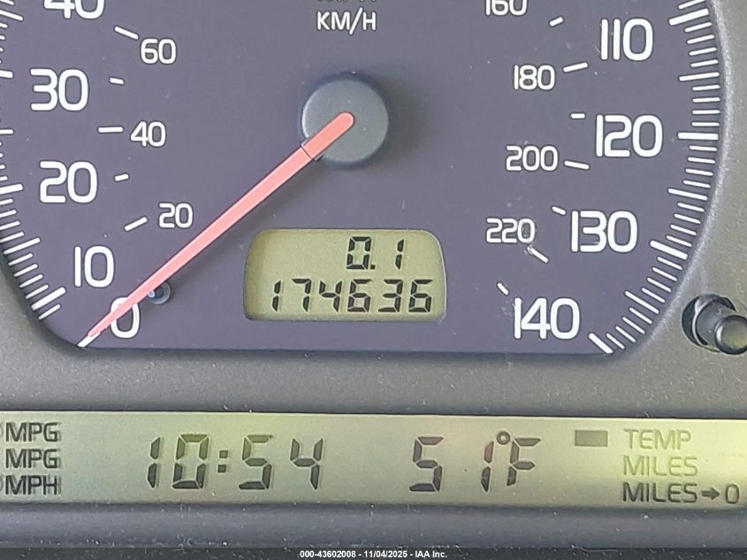 2000 Volvo S70 Glt/Glt Se VIN: YV1LS56D4Y2623131 Lot: 43602008