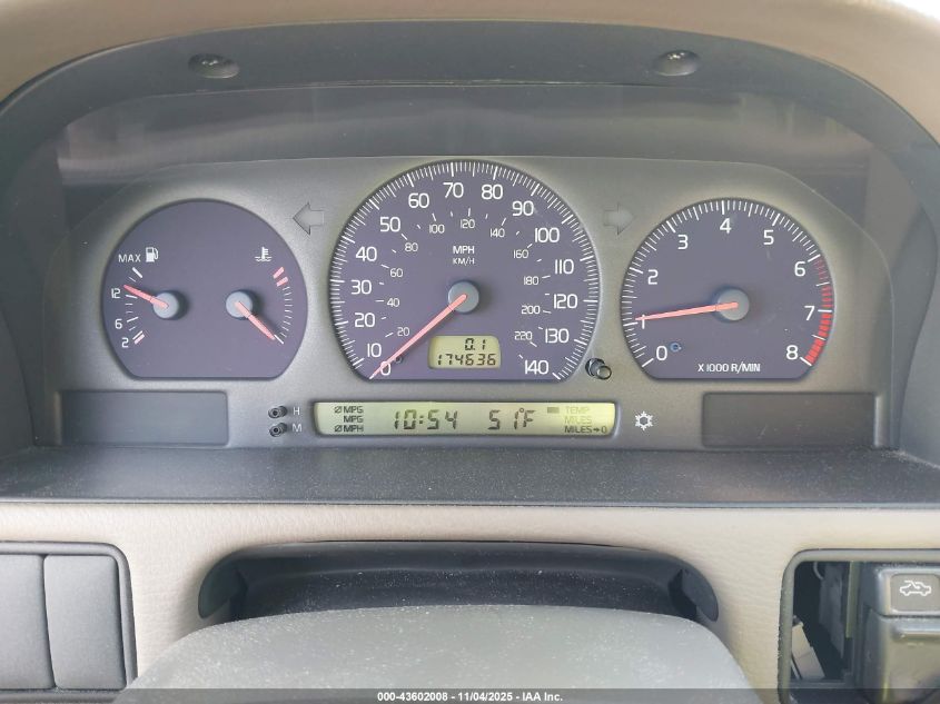 2000 Volvo S70 Glt/Glt Se VIN: YV1LS56D4Y2623131 Lot: 43602008