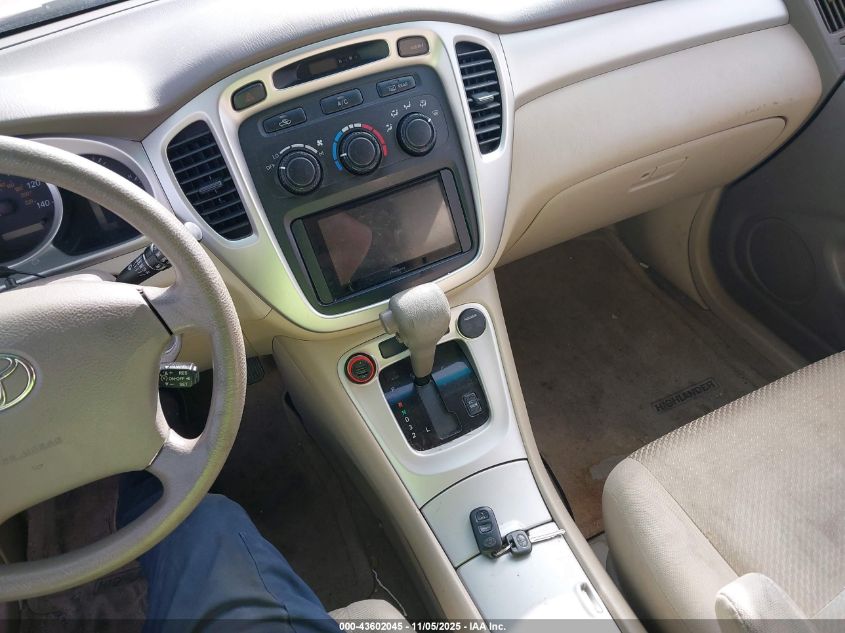 2005 Toyota Highlander V6 VIN: JTEEP21A450075372 Lot: 43602045