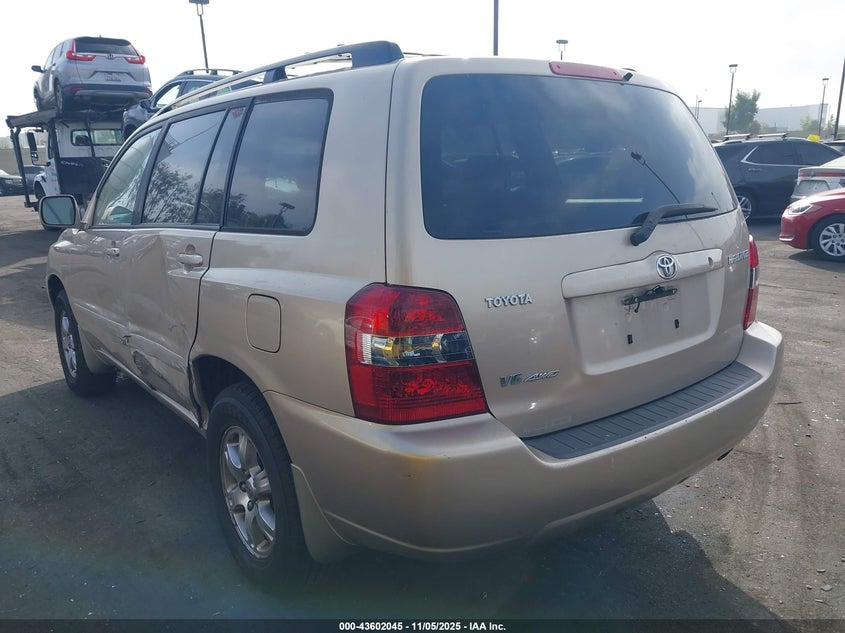 2005 Toyota Highlander V6 VIN: JTEEP21A450075372 Lot: 43602045