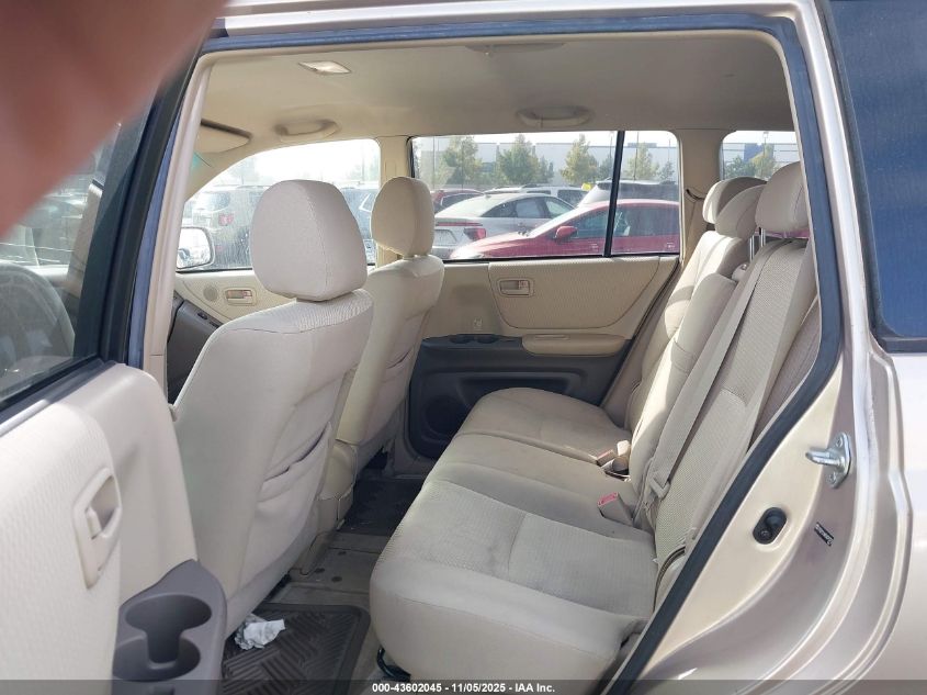 2005 Toyota Highlander V6 VIN: JTEEP21A450075372 Lot: 43602045